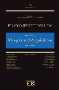 eu competition law mergers and acquisitions volume 2 3rd edition christopher jones, lisa weinert,