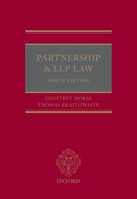 partnership and llp law 9th edition geoffrey morse, thomas braithwaite 0198832796, 9780198832799