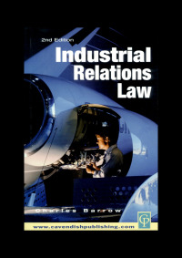 industrial relations law 2nd edition charles barrow 1859415636, 9781859415634