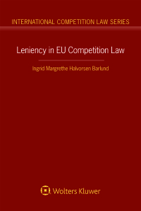 leniency in eu competition law 1st edition ingrid margrethe halvorsen barlund 9403517220, 9789403517223