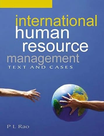 international human resource management 1st edition p.l. rao 8174465960, 978-8174465962