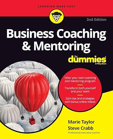 business coaching and mentoring for dummies 2nd edition marie taylor ,steve crabb 1119363926, 978-1119363927