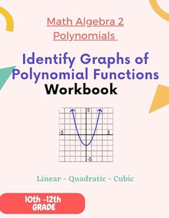 Math Algebra 2 Polynomials Identify Graphs Of Polynomial Functions Workbook