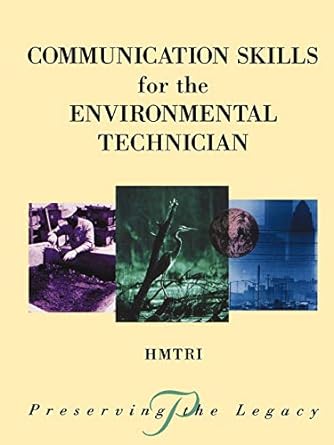 communication skills for the environmental technician 1st edition intelecom 0471299812, 978-0471299813