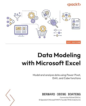 data modeling with microsoft excel model and analyze data using power pivot dax and cube functions 1st