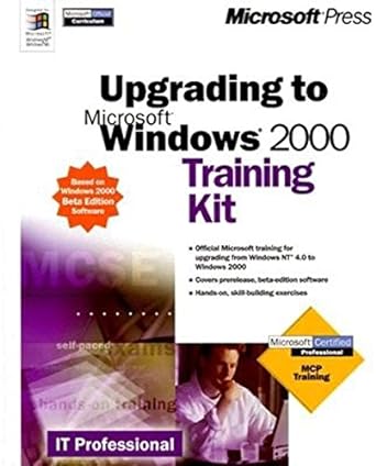 upgrading to microsoft windows 2000 training kit 1st edition microsoft corporation 1572318945, 978-1572318946