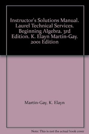 introductory algebra 2001st edition k elayn martin gay b000ohssda