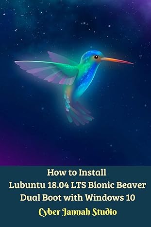 how to install lubuntu 18 04 lts bionic beaver dual boot with windows 10 1st edition cyber jannah studio