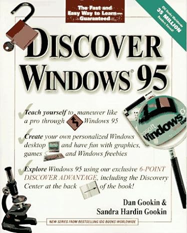 discover windows 95 1st edition dan gookin ,sandra hardin gookin 076453078x, 978-0764530784