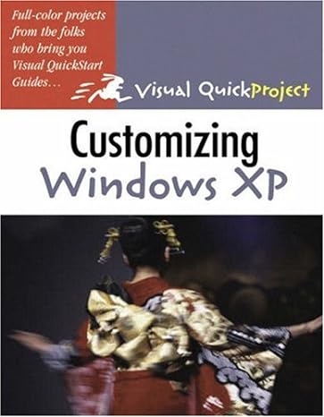 customizing windows xp visual quickproject guide 1st edition john rizzo b00bdhxh1s