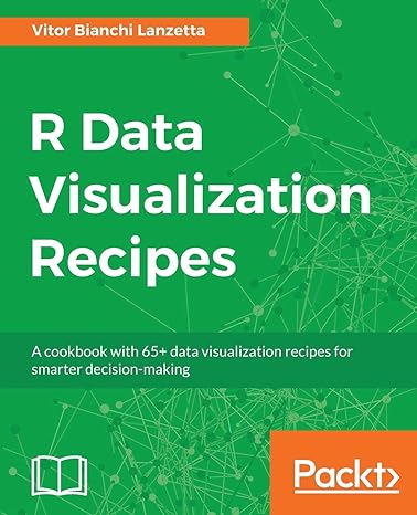 r data visualization recipes a cookbook with 65+ data visualization recipes for smarter decision making 1st