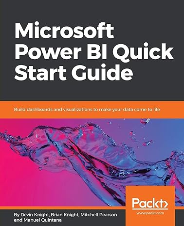 microsoft power bi quick start guide build dashboards and visualizations to make your data come to life 1st