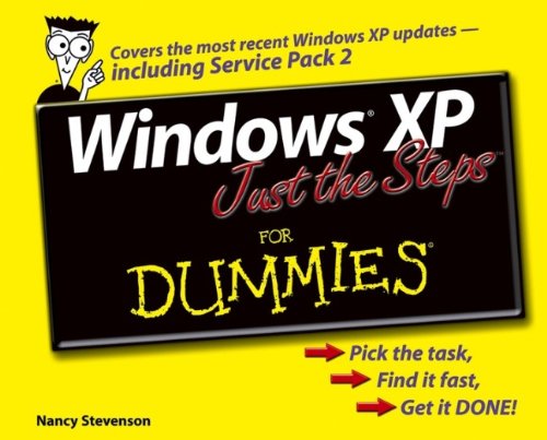 covers the most recent windows xp updates including service pack 2 windows xp just the steps for dummies 1st