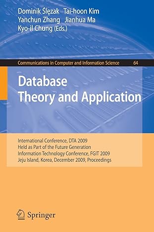 database theory and application international conference dta 2009 held as part of the future generation