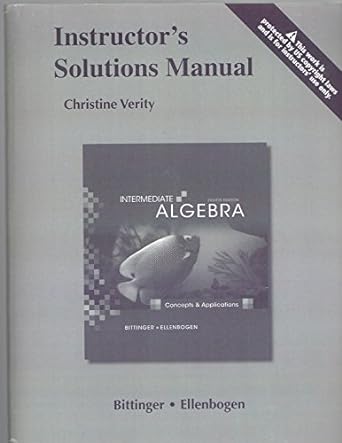intermediate algebra concepts and applications 8th edition marvin l bitinger ,david j ellenbogen 055839096x,