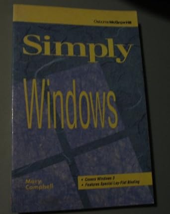 simply windows 1st edition mary v campbell 0078817439, 978-0078817434