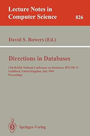 directions in databases 12th british national conference on databases bncod 12 guildford united kingdom july