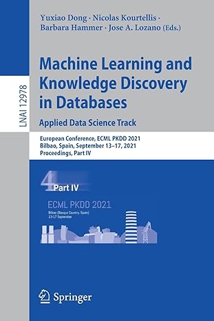 machine learning and knowledge discovery in databases applied data science track european conference ecml