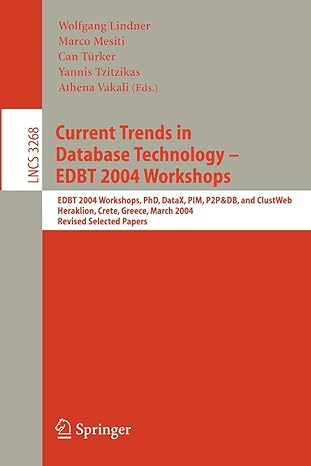 current trends in database technology edbt 2004 workshops edbt 2004 workshops phd datax pim p2panddb and