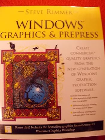 windows graphics and prepress 1st edition steve rimmer 020162205x, 978-0201622058