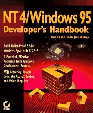 nt 4/windows 95 developers handbook 1st edition ben ezzell ,jim blaney 078211945x, 978-0782119459
