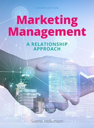 marketing management a relationship approach 4th edition svend hollensen 1292291443, 978-1292291444