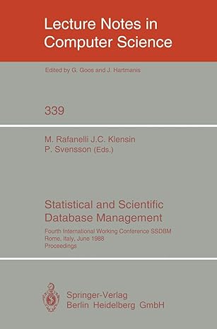 statistical and scientific database management international working conference ssdbm rome italy june 21 23