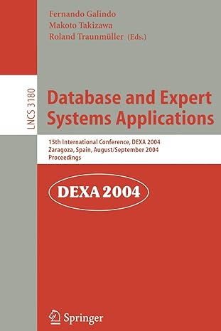 database and expert systems applications 15th international conference dexa 2004 zaragoza spain august 30