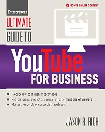 ultimate guide to youtube for business 1st edition jason r rich 1599185105, 978-1599185101