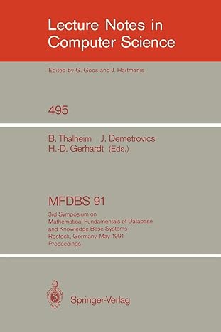 mfdbs 91 3rd symposium on mathematical fundamentals of database and knowledge base systems rostock germany
