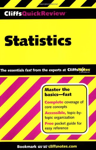 cliffsquickreview statistics 1st edition david h voelker 0764563882, 9780764563881