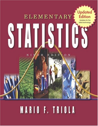 elementary statistics 9th edition mario f triola 0321288394, 9780321288394