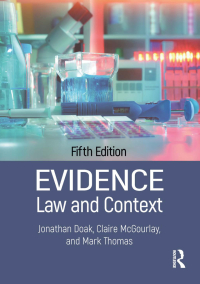 evidence law and context 5th edition jonathan doak, claire mcgourlay, mark thomas 1138054984, 9781138054981