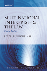 multinational enterprises and the law 2nd edition peter t. muchlinski 0191019569, 9780191019562