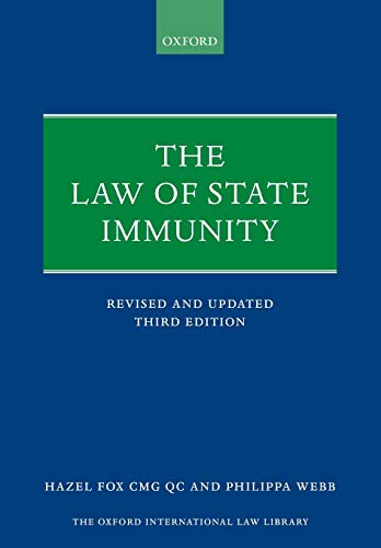 the law of state immunity 3rd edition hazel fox , philippa webb 0198744412, 9780198744412