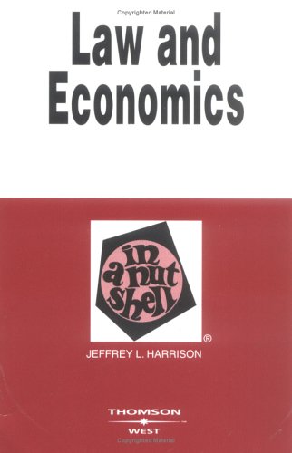 law and economics in a nutshell 3rd edition jeffrey l harrison , mccabe g harrison 0314147594, 9780314147592