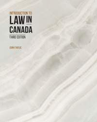 introduction to law in canada 3rd edition john fairlie 1774623382, 9781774623381