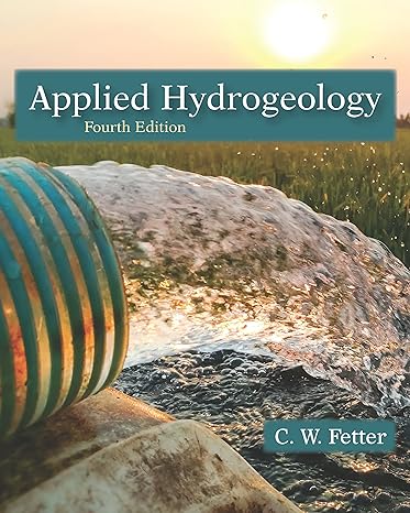 applied hydrogeology 4th edition c. w. fetter 1478637099, 978-1478637097