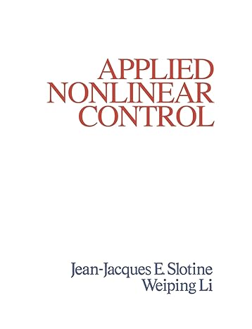 applied nonlinear control 1st edition jean jacques slotine, weiping li 0130408905, 978-0130408907