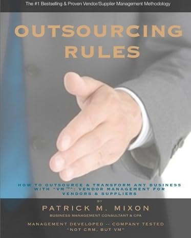 outsourcing rules how to outsource and transform any business with vm vendor management for vendors and