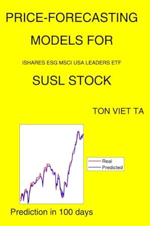 price forecasting models for ishares esg msci usa leaders etf susl stock 1st edition ton viet ta