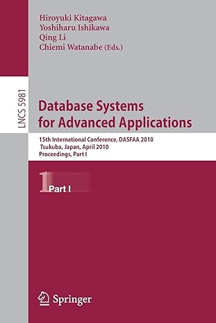 database systems for advanced applications 15th international conference dasfaa 2010 tsukuba japan april 2010