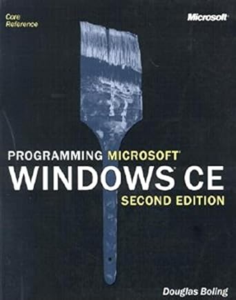 programming microsoft windows ce 2nd edition douglas boling 0735614431, 978-0735614437