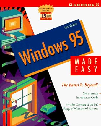 windows 95 made easy 1st edition tom sheldon 0078820901, 978-0078820908