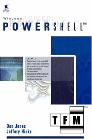 windows power powershell 1st edition don jones ,jeffery hicks 0977659720, 978-0977659722