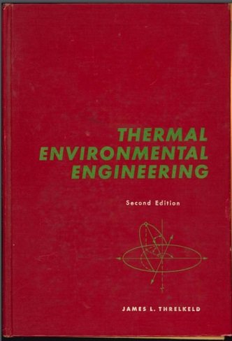 thermal environmental engineering 2nd edition james l. threlkeld 0139147217, 9780139147210