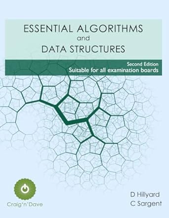 essential algorithms and data structures suitable for all exam boards 1st edition mr david hillyard, mr craig