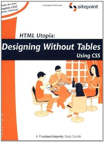 html utopia designing without tables using css 1st edition dan shafer 0957921829, 978-0957921825