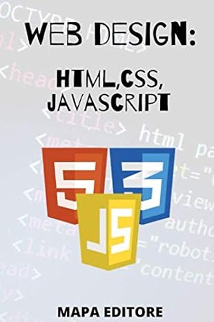 web design html css javascript 1st edition mapa editore b088jkdrd8, 979-8644818259