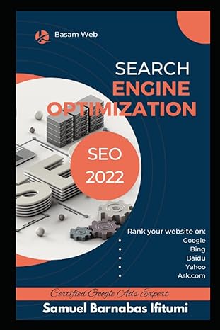 search engine optimization seo 2022 1st edition barnabas ifitumi samuel 979-8830044875